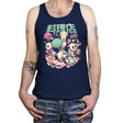 Dino Diner - Tanktop Tanktop RIPT Apparel X-Small / Navy