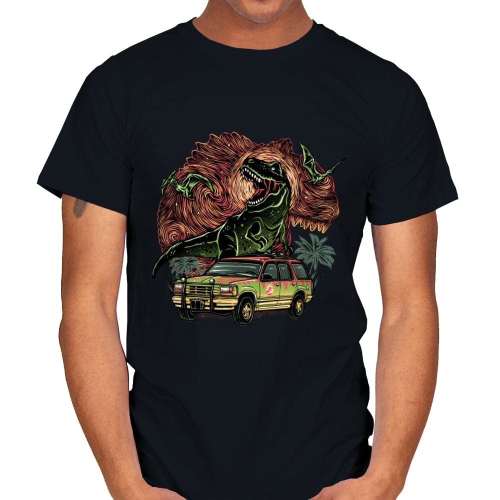 Dino Expedition - Mens T-Shirts RIPT Apparel Small / Black