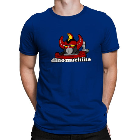 Dino Machine - Mens Premium T-Shirts RIPT Apparel Small / Royal