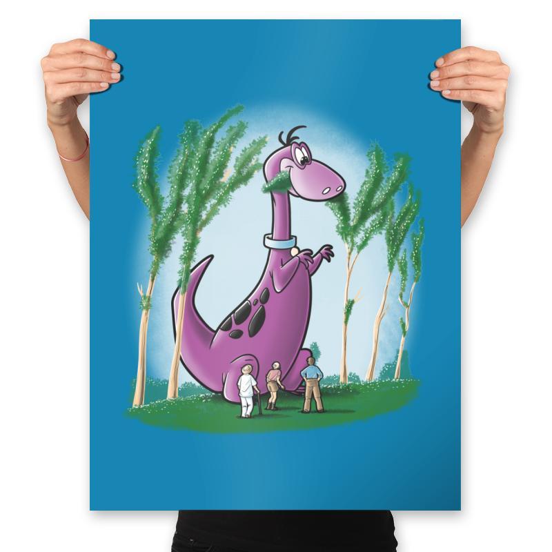 Dino Park - Prints Posters RIPT Apparel 18x24 / Sapphire