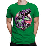 Dino Rage - Mens Premium T-Shirts RIPT Apparel Small / Kelly