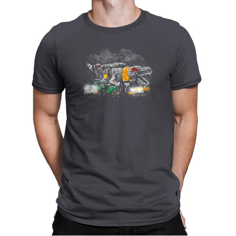 Dinobot Park Exclusive - Mens Premium T-Shirts RIPT Apparel Small / Heavy Metal