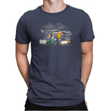 Dinobot Park Exclusive - Mens Premium T-Shirts RIPT Apparel Small / Indigo