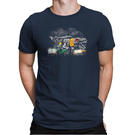 Dinobot Park Exclusive - Mens Premium T-Shirts RIPT Apparel Small / Midnight Navy