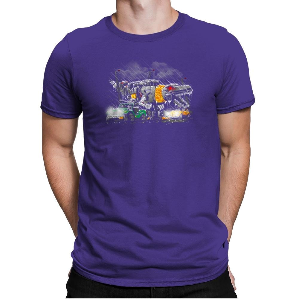 Dinobot Park Exclusive - Mens Premium T-Shirts RIPT Apparel Small / Purple Rush
