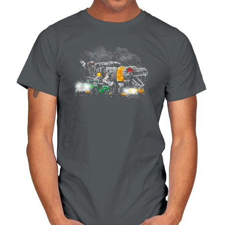 Dinobot Park Exclusive - Mens T-Shirts RIPT Apparel Small / Charcoal