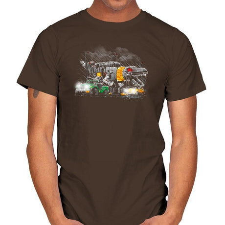 Dinobot Park Exclusive - Mens T-Shirts RIPT Apparel Small / Dark Chocolate