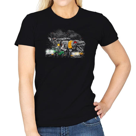 Dinobot Park Exclusive - Womens T-Shirts RIPT Apparel Small / Black
