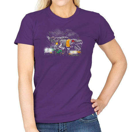 Dinobot Park Exclusive - Womens T-Shirts RIPT Apparel Small / Purple