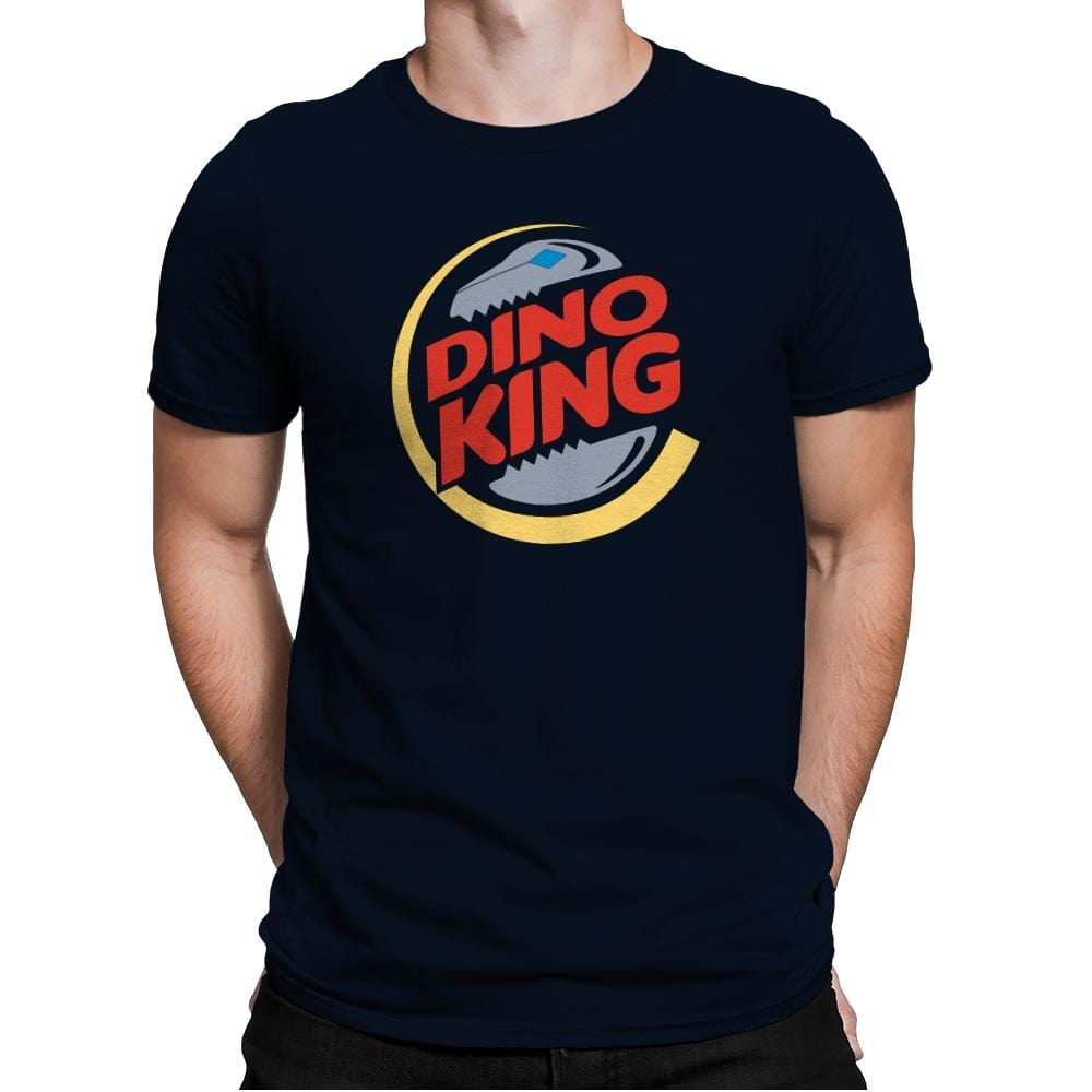 DinoKing Exclusive - Shirtformers - Mens Premium T-Shirts RIPT Apparel Small / Midnight Navy