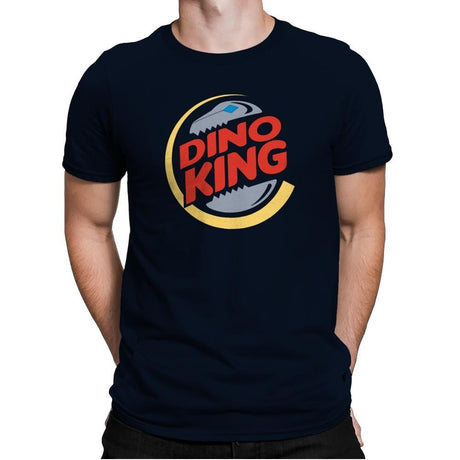 DinoKing Exclusive - Shirtformers - Mens Premium T-Shirts RIPT Apparel Small / Midnight Navy