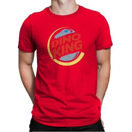 DinoKing Exclusive - Shirtformers - Mens Premium T-Shirts RIPT Apparel Small / Red