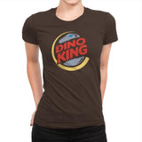 DinoKing Exclusive - Shirtformers - Womens Premium T-Shirts RIPT Apparel Small / Dark Chocolate