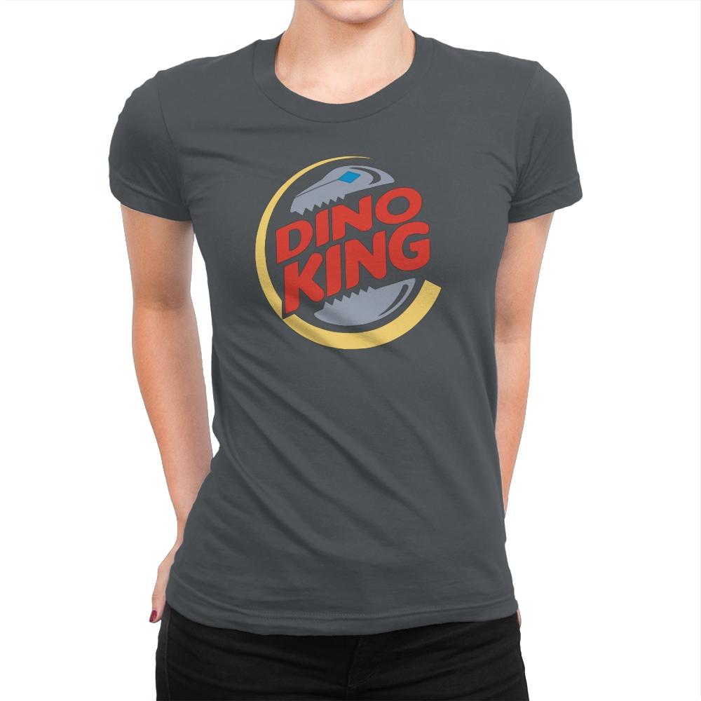 DinoKing Exclusive - Shirtformers - Womens Premium T-Shirts RIPT Apparel Small / Heavy Metal
