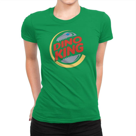 DinoKing Exclusive - Shirtformers - Womens Premium T-Shirts RIPT Apparel Small / Kelly Green