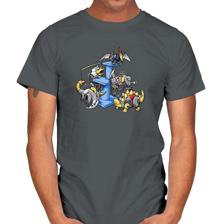 Dinopets Exclusive - Mens T-Shirts RIPT Apparel Small / Charcoal