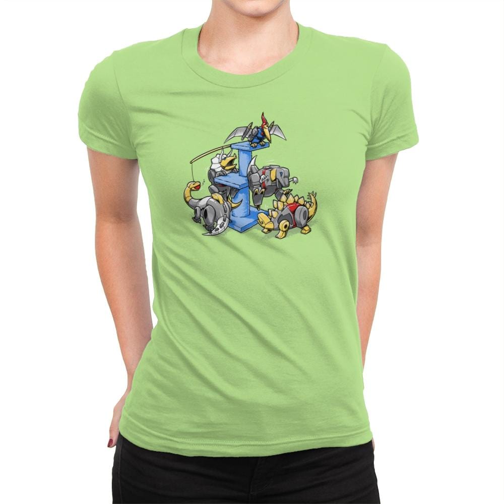 Dinopets Exclusive - Womens Premium T-Shirts RIPT Apparel Small / Mint