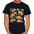 Dinosaur Fossils - Mens T-Shirts RIPT Apparel Small / Black