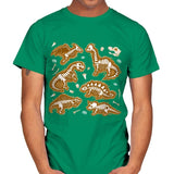 Dinosaur Fossils - Mens T-Shirts RIPT Apparel Small / Kelly