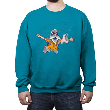 Dirtymind - Crew Neck Sweatshirt Crew Neck Sweatshirt RIPT Apparel Small / Antique Sapphire