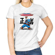 Disc of Justice - Womens T-Shirts RIPT Apparel Small / White