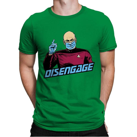 Disengage - Mens Premium T-Shirts RIPT Apparel Small / Kelly