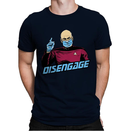 Disengage - Mens Premium T-Shirts RIPT Apparel Small / Midnight Navy
