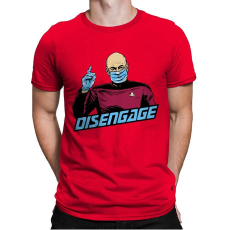 Disengage - Mens Premium T-Shirts RIPT Apparel Small / Red