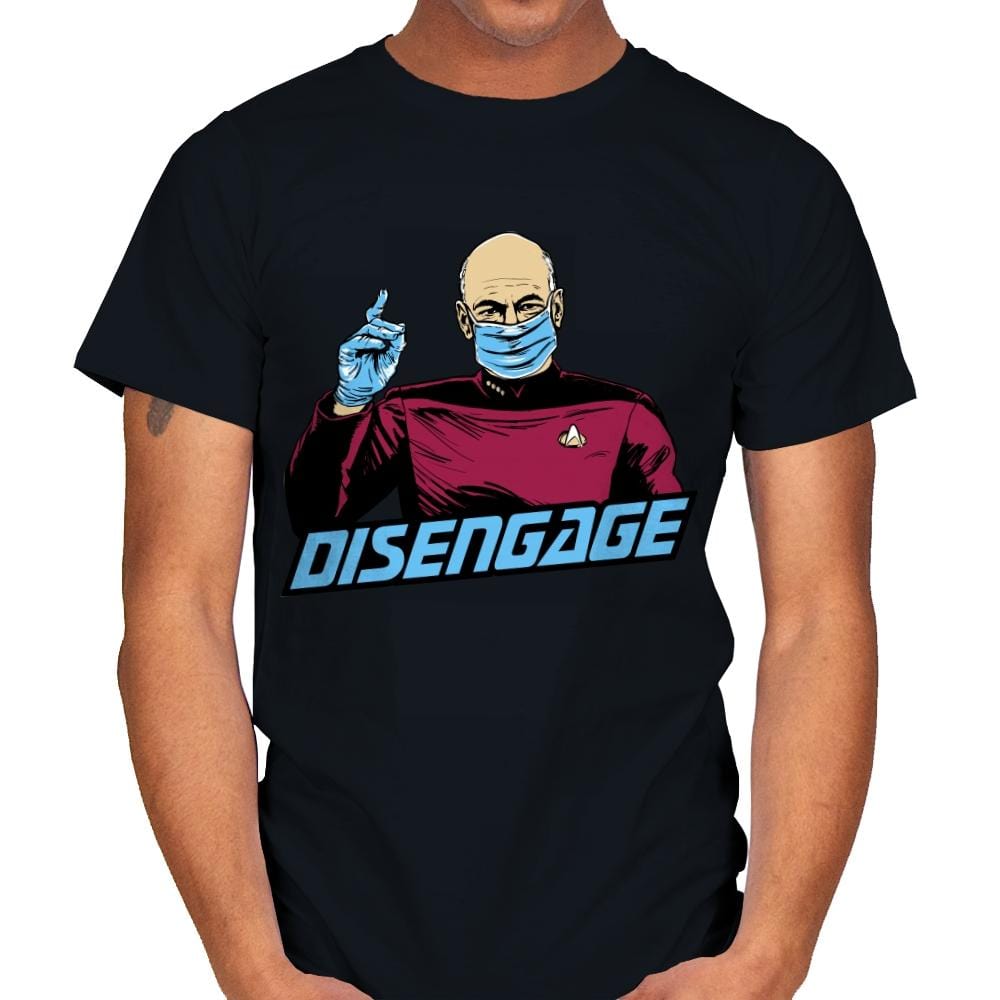 Disengage - Mens T-Shirts RIPT Apparel Small / Black