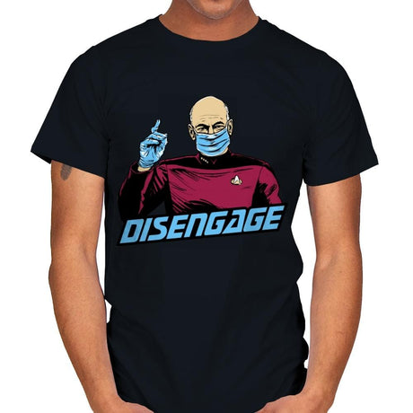 Disengage - Mens T-Shirts RIPT Apparel Small / Black