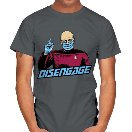 Disengage - Mens T-Shirts RIPT Apparel Small / Charcoal