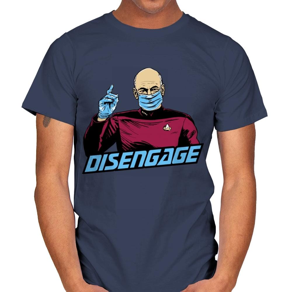 Disengage - Mens T-Shirts RIPT Apparel Small / Navy
