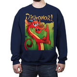 Dishonor! - Crew Neck Sweatshirt Crew Neck Sweatshirt RIPT Apparel