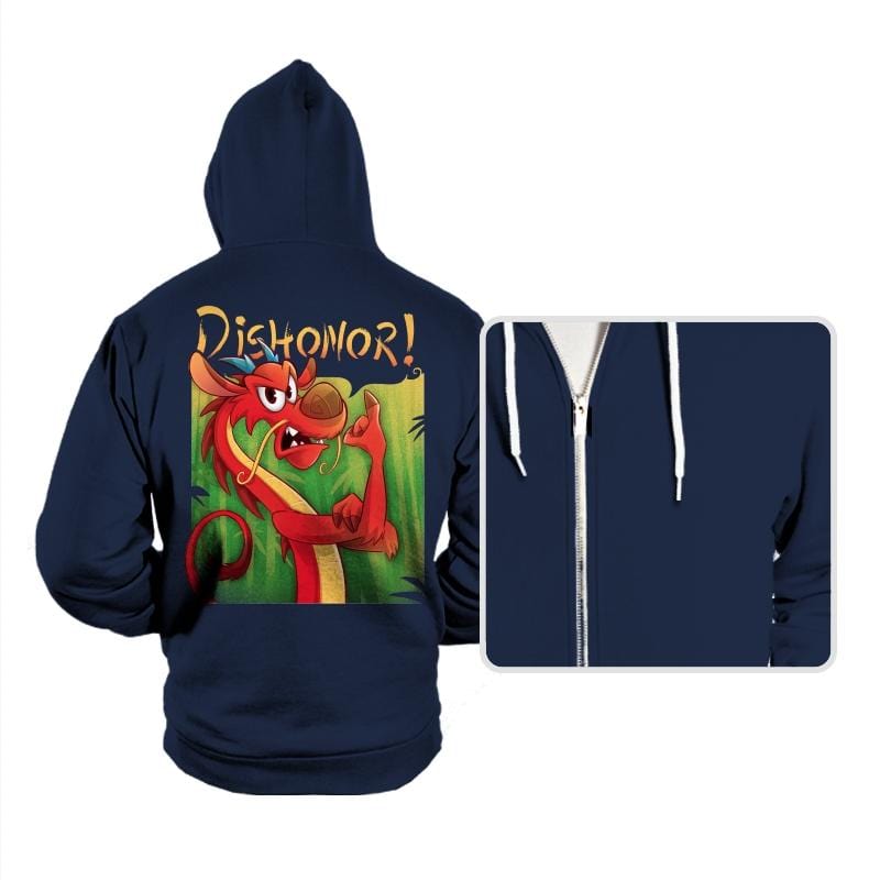Dishonor! - Hoodies Hoodies RIPT Apparel Small / Navy