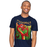 Dishonor! - Mens T-Shirts RIPT Apparel Small / Navy