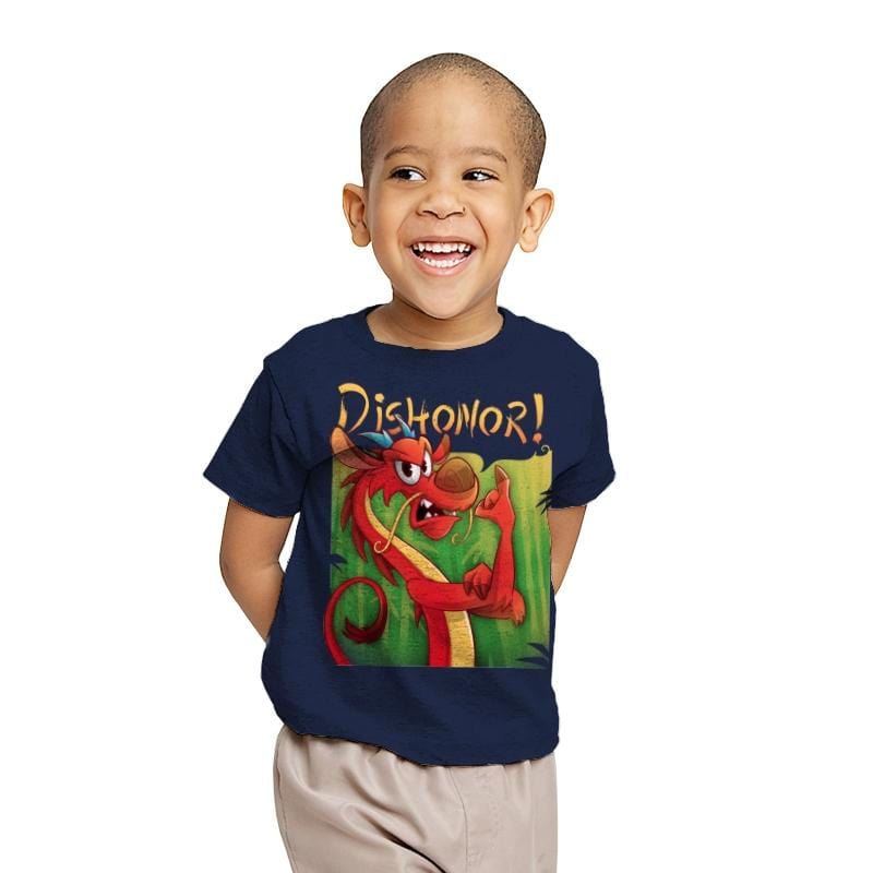 Dishonor! - Youth T-Shirts RIPT Apparel X-small / Navy
