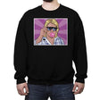 Disobey Pop Art - Crew Neck Sweatshirt Crew Neck Sweatshirt RIPT Apparel Small / Black