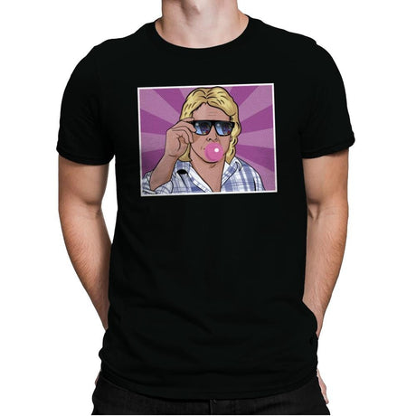 Disobey Pop Art - Mens Premium T-Shirts RIPT Apparel Small / Black