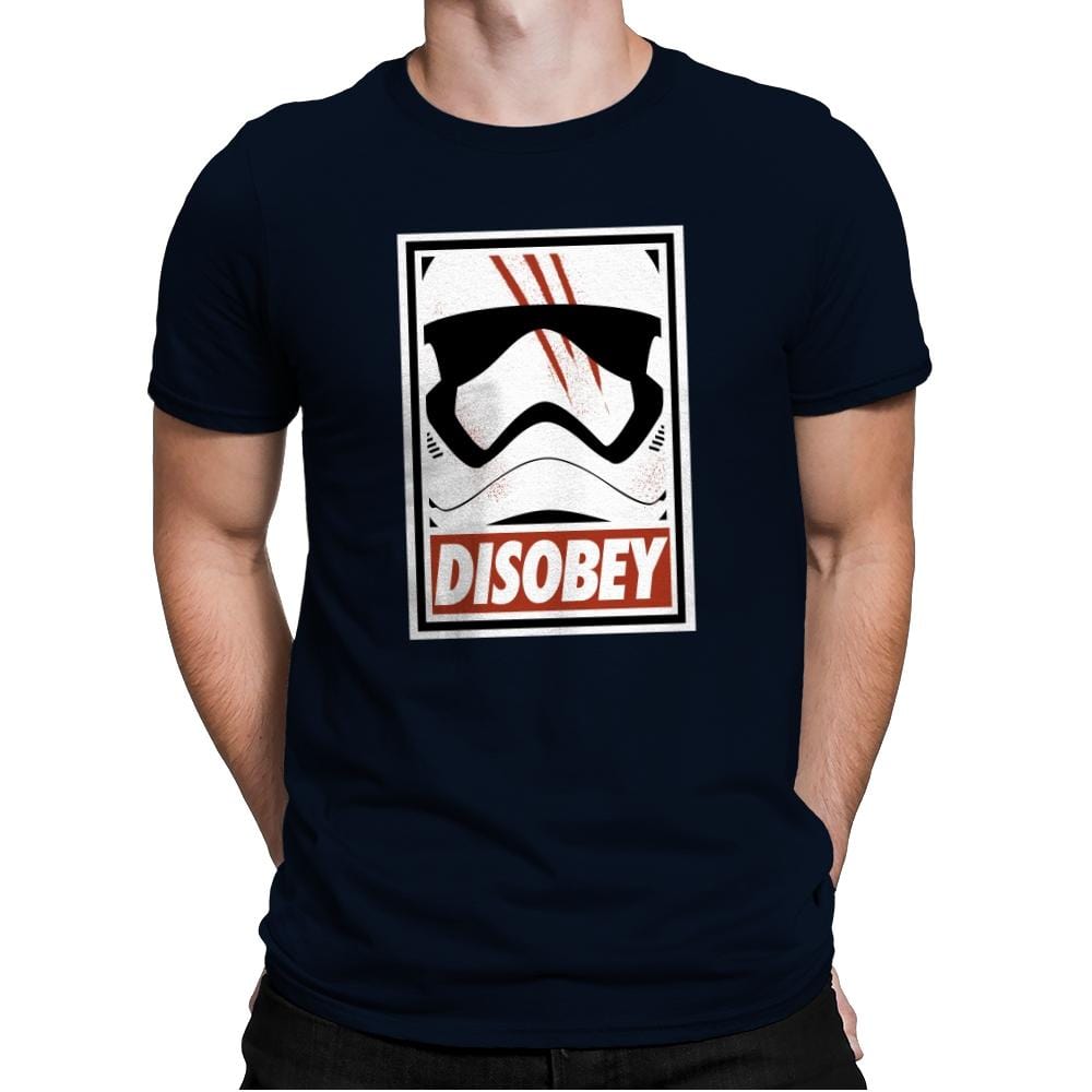 Disobey the Order - Best Seller - Mens Premium T-Shirts RIPT Apparel Small / Midnight Navy