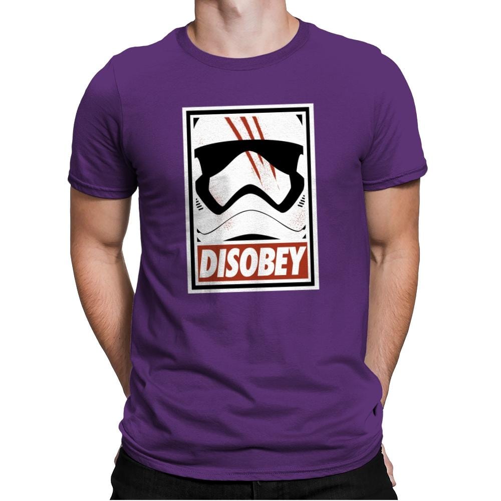Disobey the Order - Best Seller - Mens Premium T-Shirts RIPT Apparel Small / Purple Rush