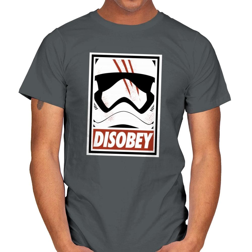 Disobey the Order - Best Seller - Mens T-Shirts RIPT Apparel Small / Charcoal