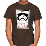 Disobey the Order - Best Seller - Mens T-Shirts RIPT Apparel Small / Dark Chocolate