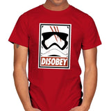 Disobey the Order - Best Seller - Mens T-Shirts RIPT Apparel Small / Red