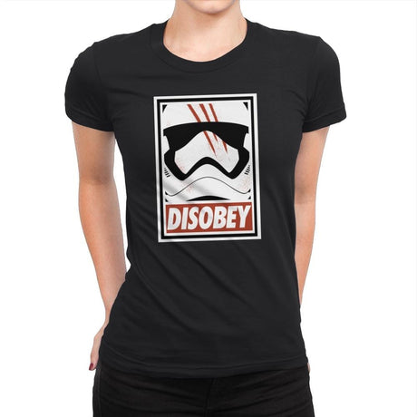 Disobey the Order - Best Seller - Womens Premium T-Shirts RIPT Apparel Small / Black