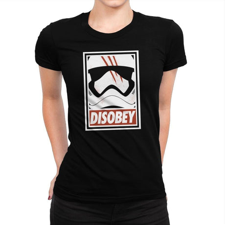 Disobey the Order - Best Seller - Womens Premium T-Shirts RIPT Apparel Small / Indigo