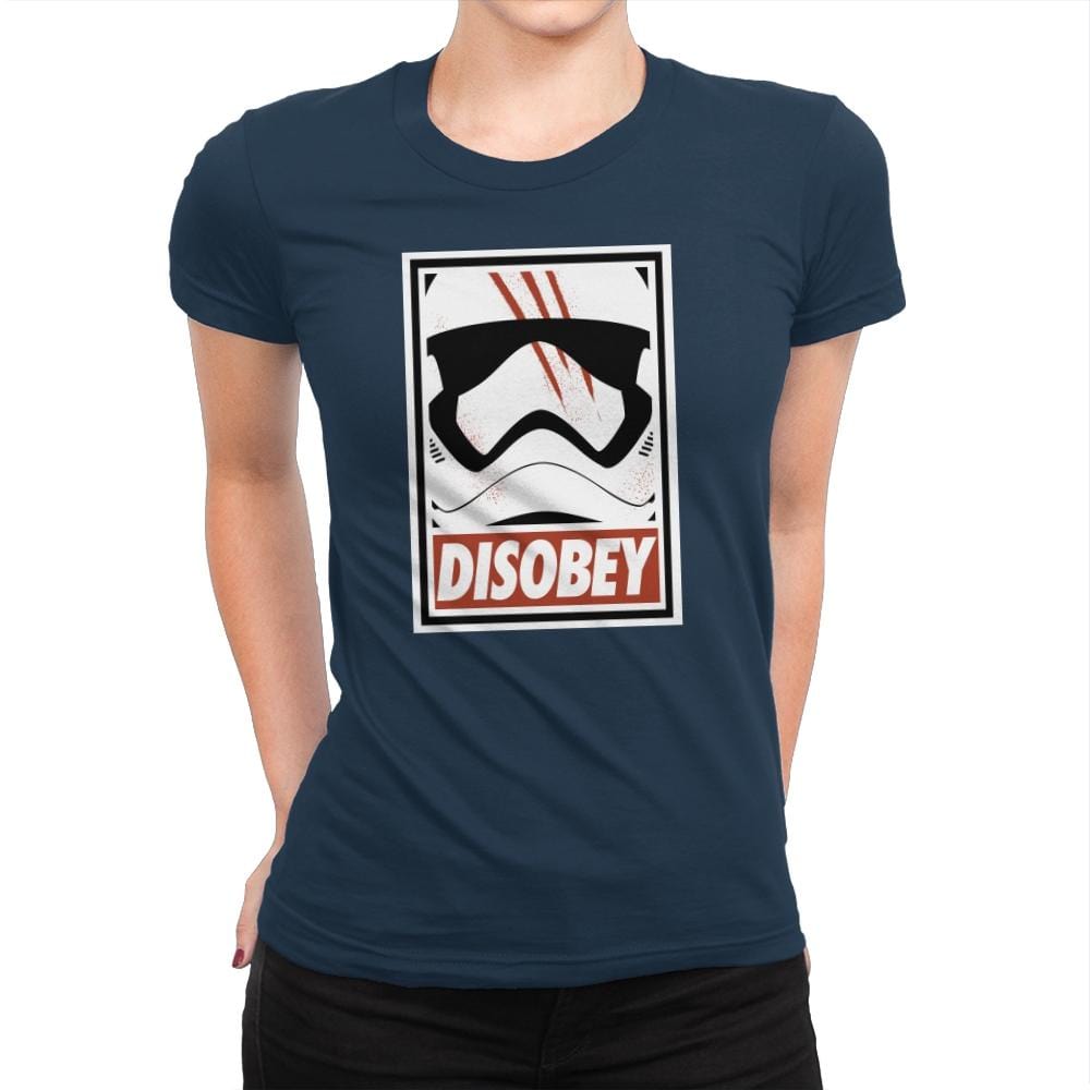 Disobey the Order - Best Seller - Womens Premium T-Shirts RIPT Apparel Small / Midnight Navy