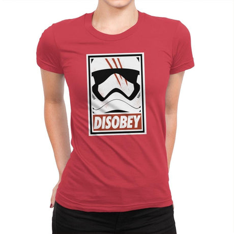 Disobey the Order - Best Seller - Womens Premium T-Shirts RIPT Apparel Small / Red