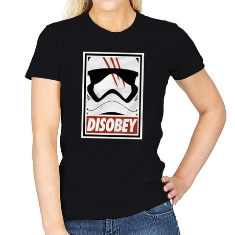 Disobey the Order - Best Seller - Womens T-Shirts RIPT Apparel Small / Black