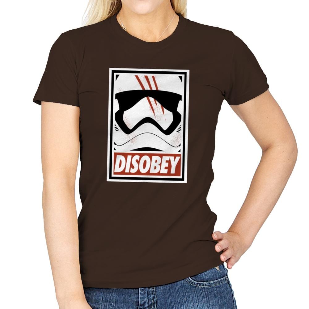 Disobey the Order - Best Seller - Womens T-Shirts RIPT Apparel Small / Dark Chocolate