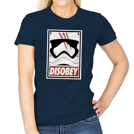 Disobey the Order - Best Seller - Womens T-Shirts RIPT Apparel Small / Navy